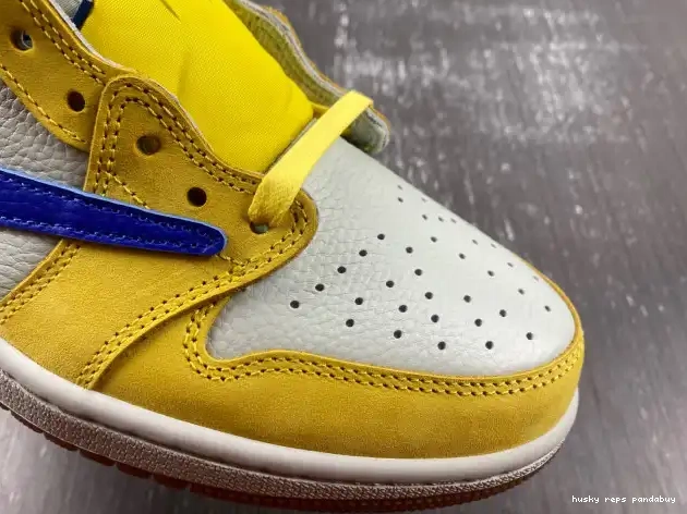 Cheap Husky OG Low Travis Canary 1 DZ4137-700 Air Jordan x Scott 0429